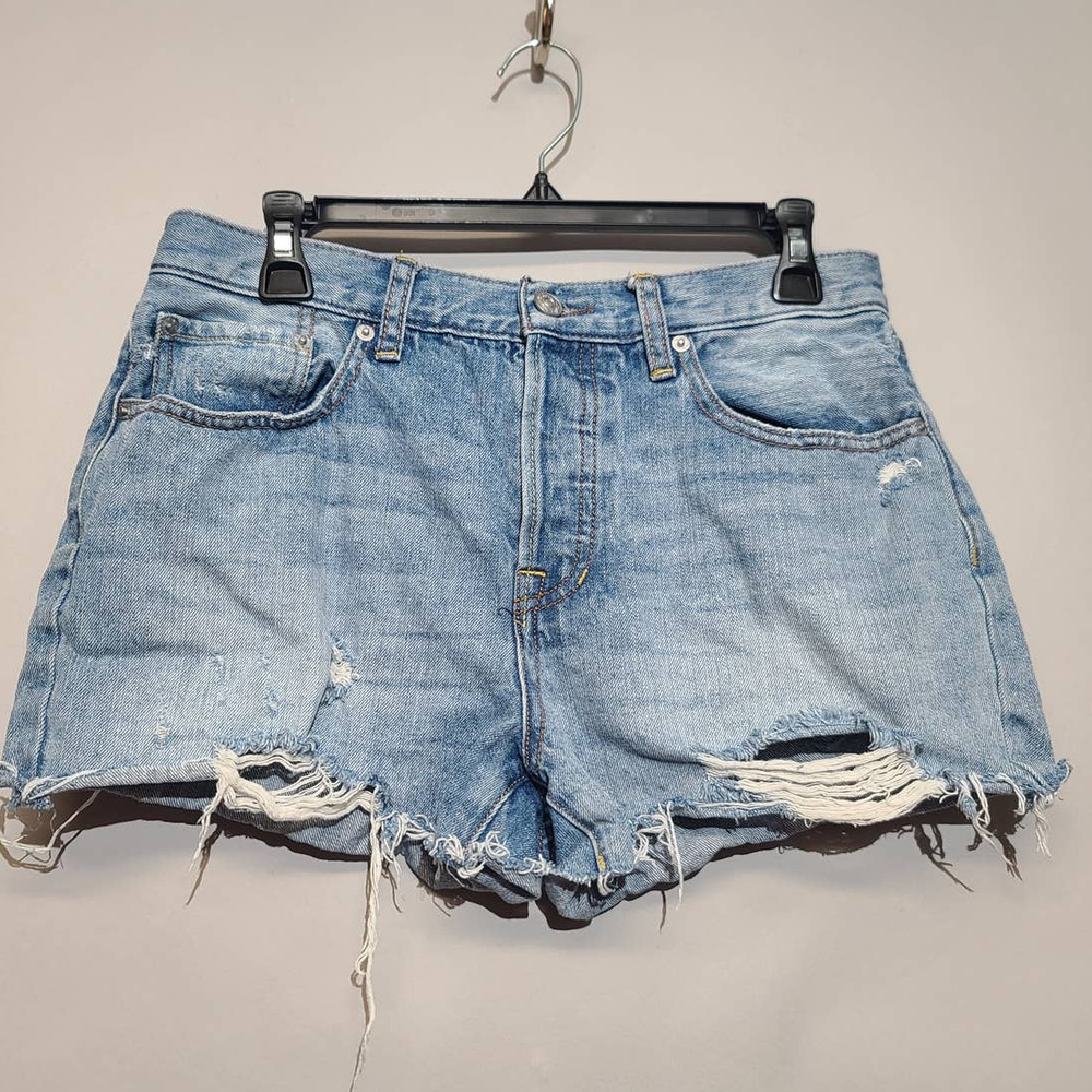 Free People Sofia Cut Off Button Fly Short Size 29